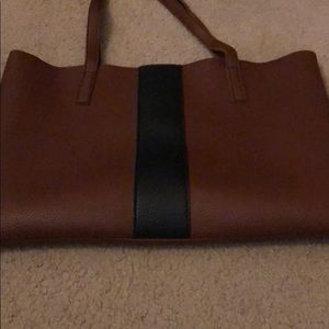 Vince Camuto Luck In Red Desert Vegan Leather Tote